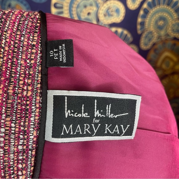 Nicole Miller marbled pink suit jacket - Picture 12 of 12